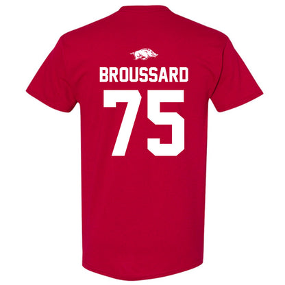 Arkansas - NCAA Football : Kavion Broussard - Classic Shersey T-Shirt-1