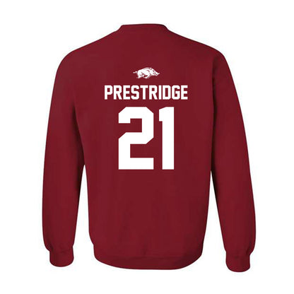 Arkansas - NCAA Women's Basketball : Kyiah Prestridge - Classic Shersey Crewneck Sweatshirt-1