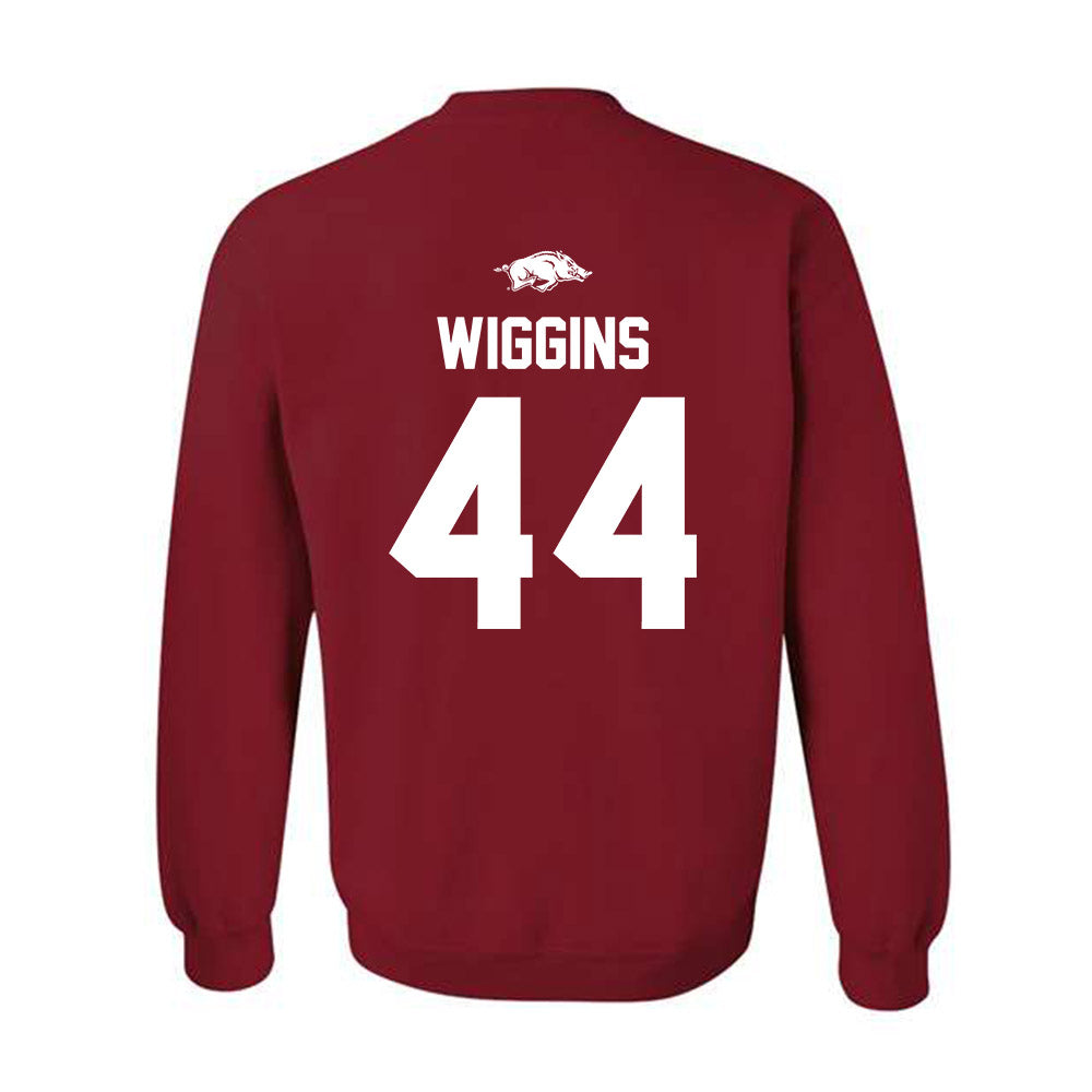 Arkansas - NCAA Baseball : Carson Wiggins - Classic Shersey Crewneck Sweatshirt