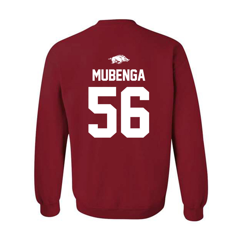 Arkansas - NCAA Football : Ben Mubenga - Classic Shersey Crewneck Sweatshirt-1