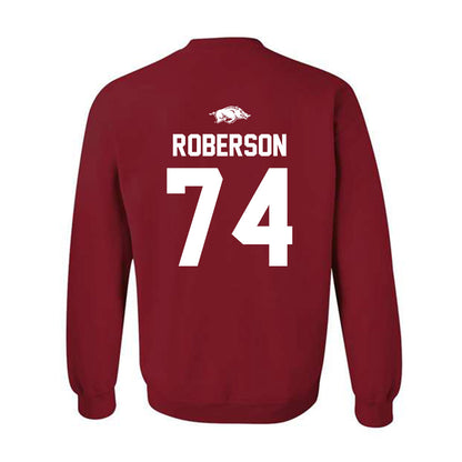 Arkansas - NCAA Football : Terence Roberson - Classic Shersey Crewneck Sweatshirt-1
