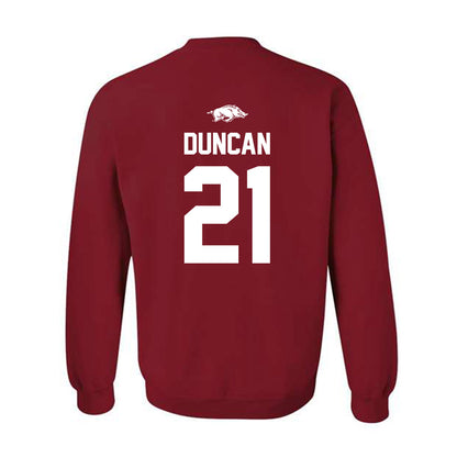 Arkansas - NCAA Women's Volleyball : Parker Duncan - Classic Shersey Crewneck Sweatshirt-1