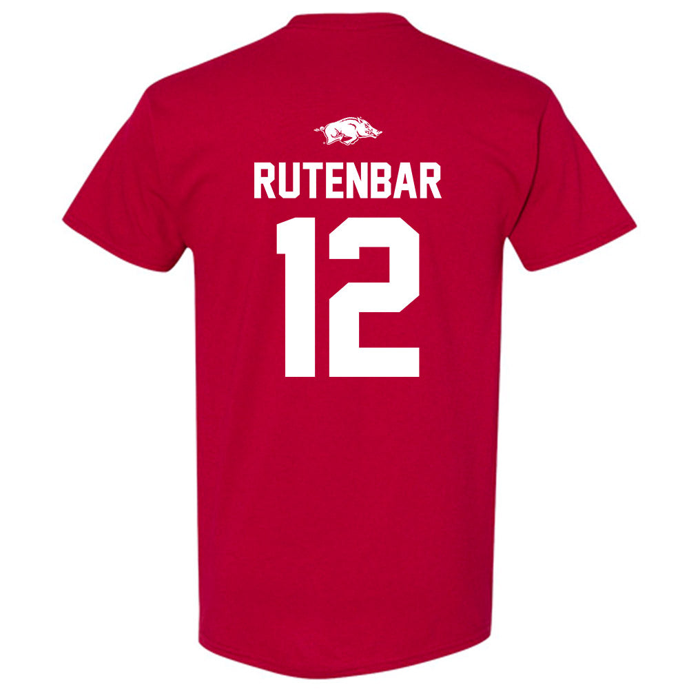 Arkansas - NCAA Baseball : Carter Rutenbar - Classic Shersey T-Shirt-1