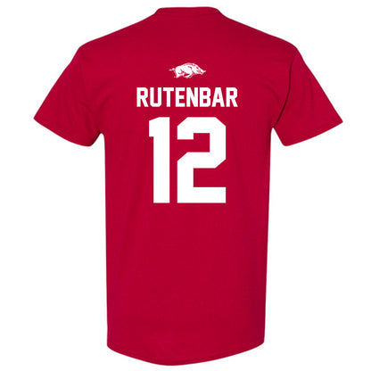 Arkansas - NCAA Baseball : Carter Rutenbar - Classic Shersey T-Shirt-1