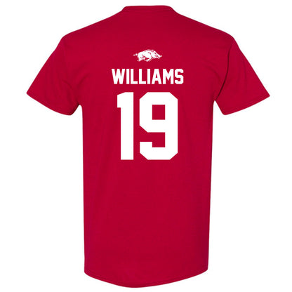 Arkansas - NCAA Football : Kyndrick Williams - Classic Shersey T-Shirt-1