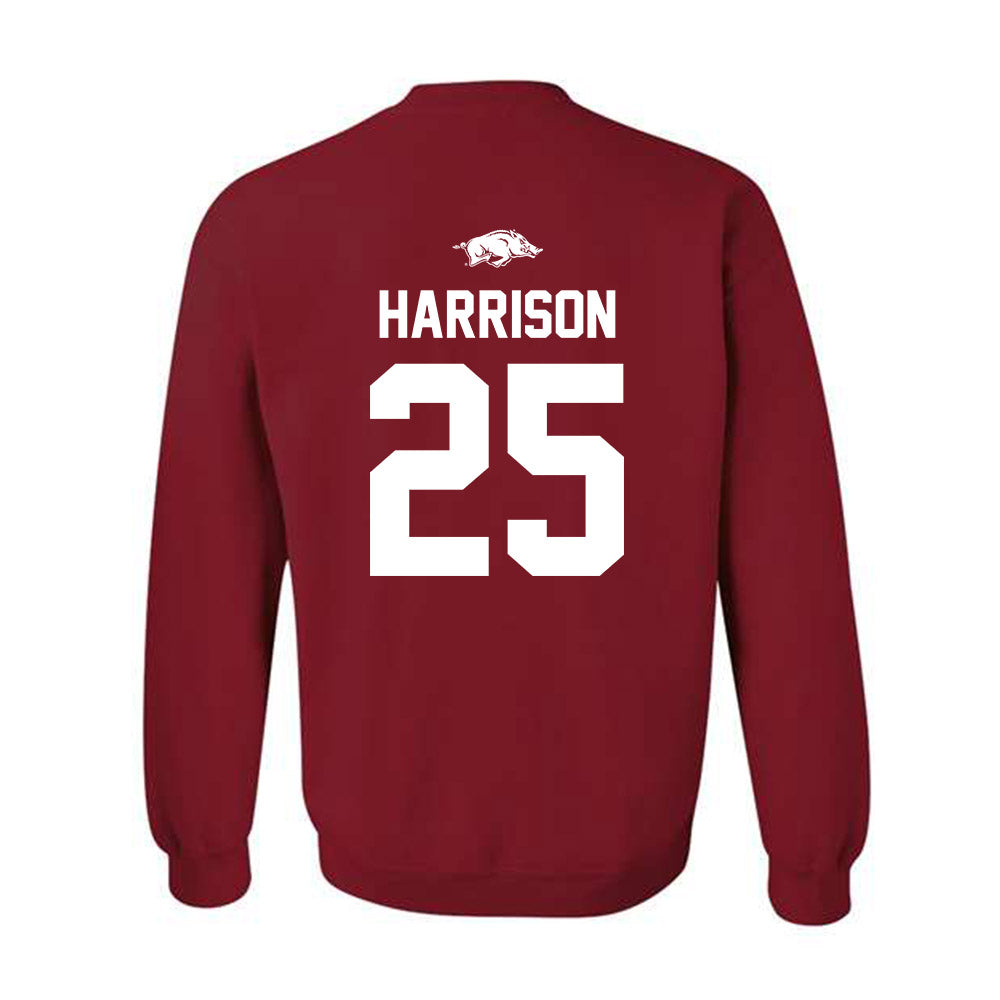 Arkansas - NCAA Softball : Cameryn Harrison - Classic Shersey Crewneck Sweatshirt-1