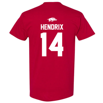 Arkansas - NCAA Football : Hank Hendrix - Classic Shersey T-Shirt-1