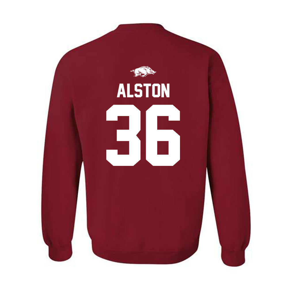 Arkansas - NCAA Football : Brian Alston - Classic Shersey Crewneck Sweatshirt-1