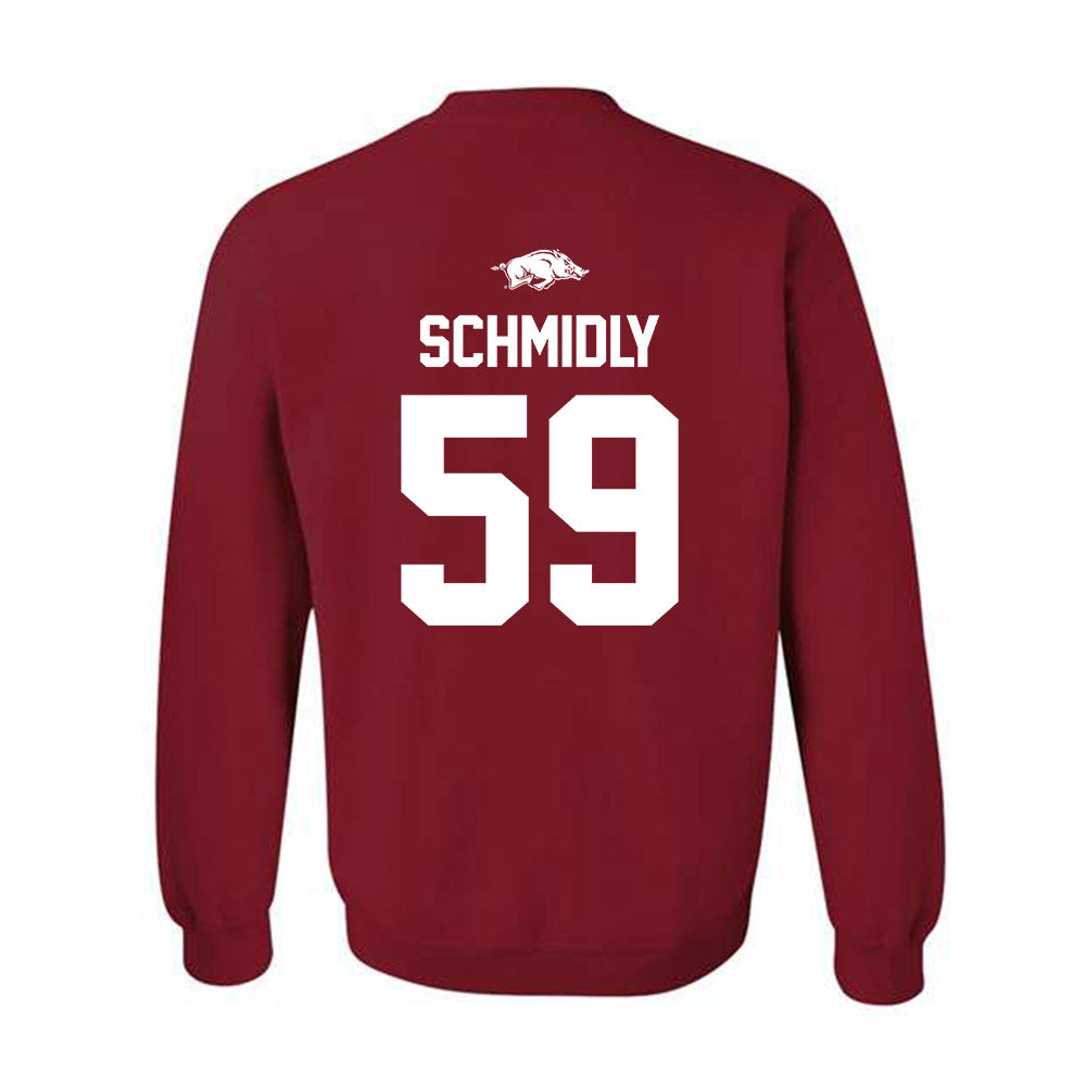 Arkansas - NCAA Football : Max Schmidly - Classic Shersey Crewneck Sweatshirt-1