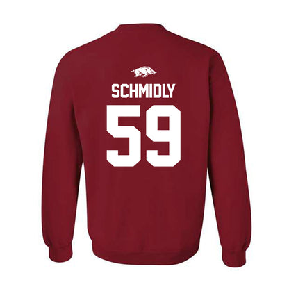 Arkansas - NCAA Football : Max Schmidly - Classic Shersey Crewneck Sweatshirt-1