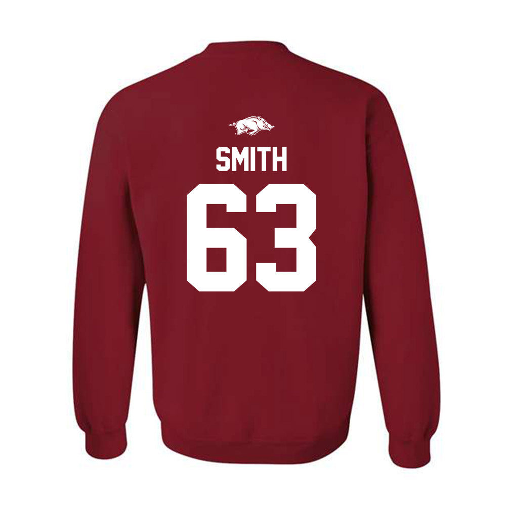 Arkansas - NCAA Football : Hugh Smith - Classic Shersey Crewneck Sweatshirt-1