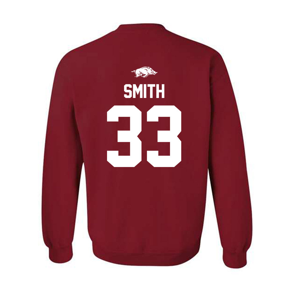 Arkansas - NCAA Football : Jakore Smith - Classic Shersey Crewneck Sweatshirt-1