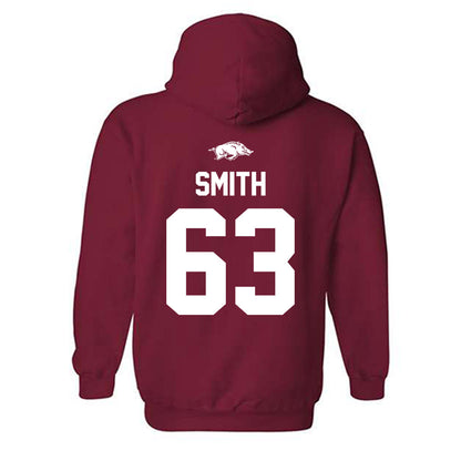 Arkansas - NCAA Football : Hugh Smith - Classic Shersey Hooded Sweatshirt-1