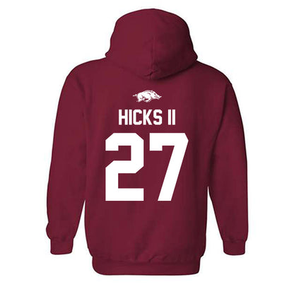 Arkansas - NCAA Football : LaMarcus Hicks II - Classic Shersey Hooded Sweatshirt-1