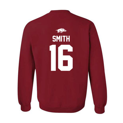 Arkansas - NCAA Women's Volleyball : Layla Smith - Classic Shersey Crewneck Sweatshirt-1