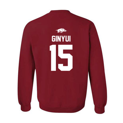 Arkansas - NCAA Football : Nsongbeh Ginyui - Classic Shersey Crewneck Sweatshirt-1