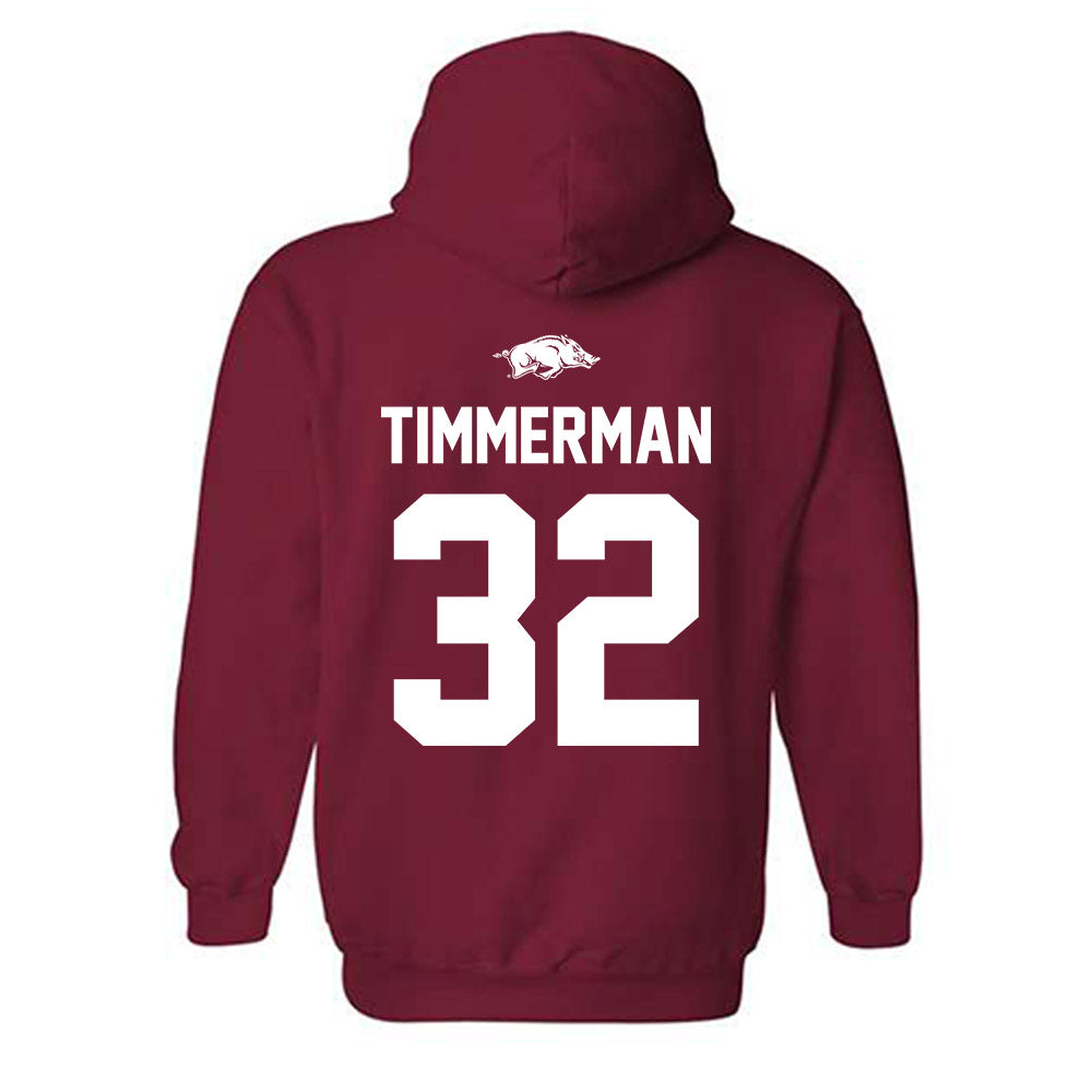 Arkansas - NCAA Softball : Saylor Timmerman - Classic Shersey Hooded Sweatshirt-1