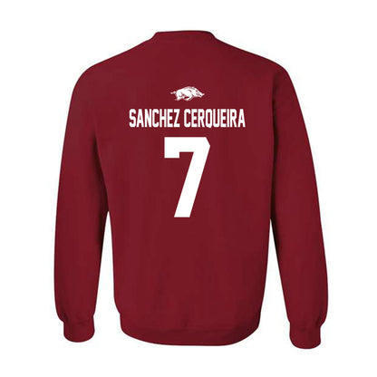 Arkansas - NCAA Women's Basketball : Cristina Sanchez Cerqueira - Classic Shersey Crewneck Sweatshirt-1