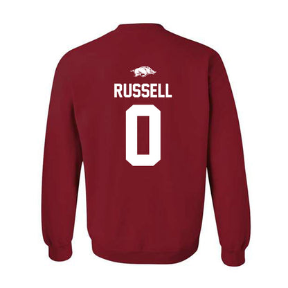 Arkansas - NCAA Football : Braylen Russell - Classic Shersey Crewneck Sweatshirt-1