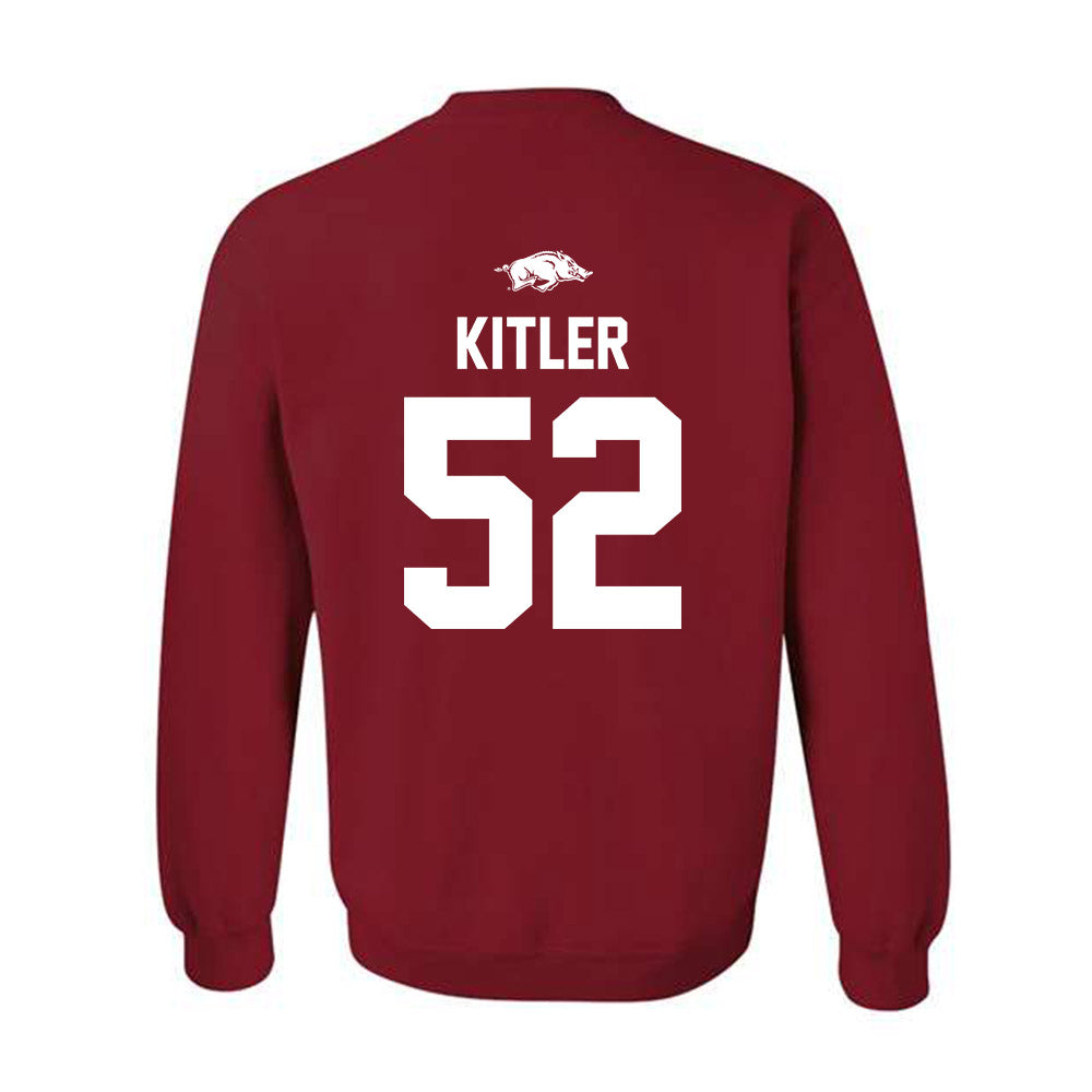Arkansas - NCAA Football : Caden Kitler - Classic Shersey Crewneck Sweatshirt-1