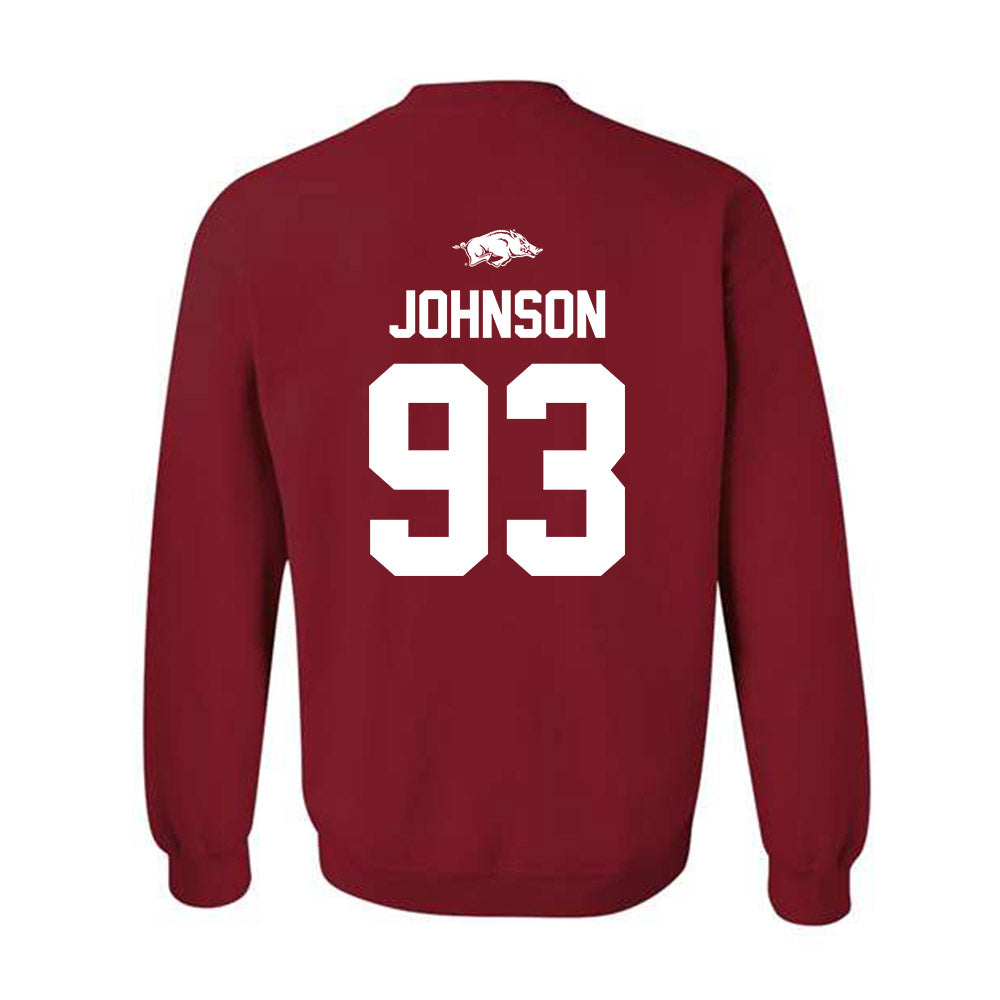 Arkansas - NCAA Football : Keiundre Johnson - Classic Shersey Crewneck Sweatshirt-1