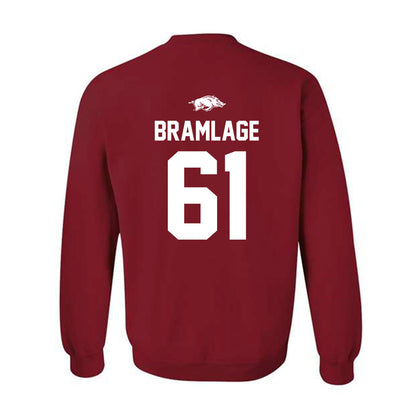 Arkansas - NCAA Football : Kaden Bramlage - Classic Shersey Crewneck Sweatshirt-1