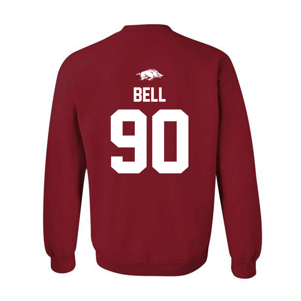 Arkansas - NCAA Football : Caleb Bell - Classic Shersey Crewneck Sweatshirt-1