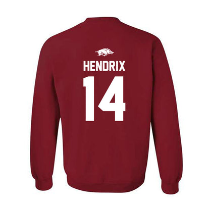 Arkansas - NCAA Football : Hank Hendrix - Classic Shersey Crewneck Sweatshirt-1