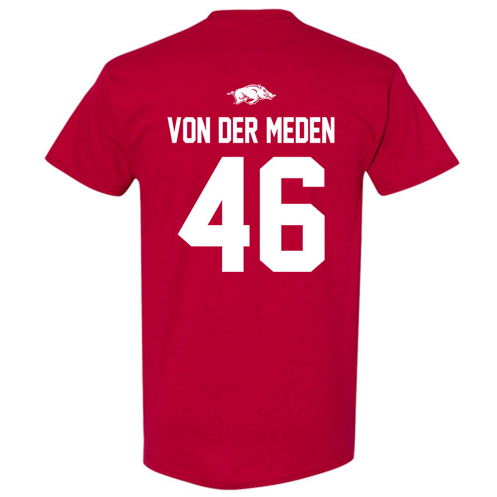 Arkansas - NCAA Football : Charlie von der Meden - Classic Shersey T-Shirt