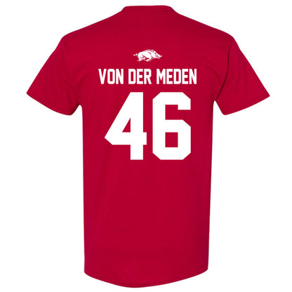 Arkansas - NCAA Football : Charlie von der Meden - Classic Shersey T-Shirt