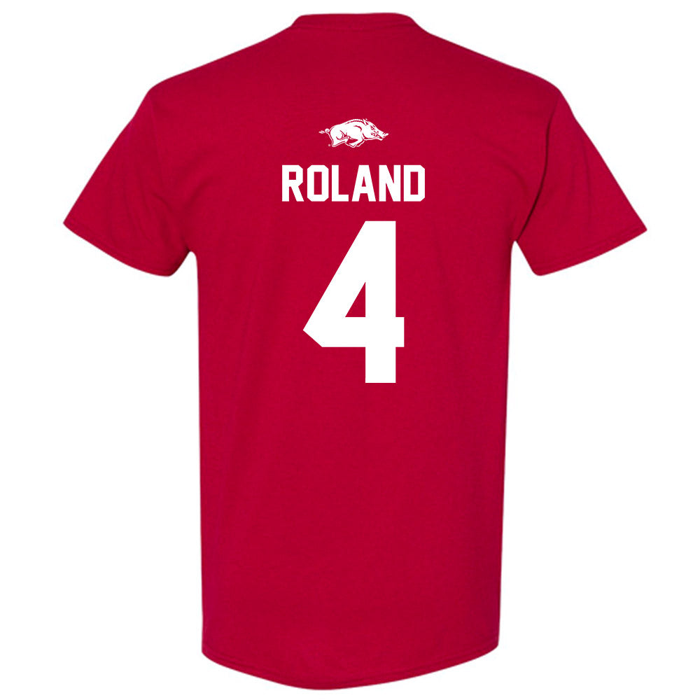Arkansas - NCAA Football : Lakhi Roland - Classic Shersey T-Shirt-1