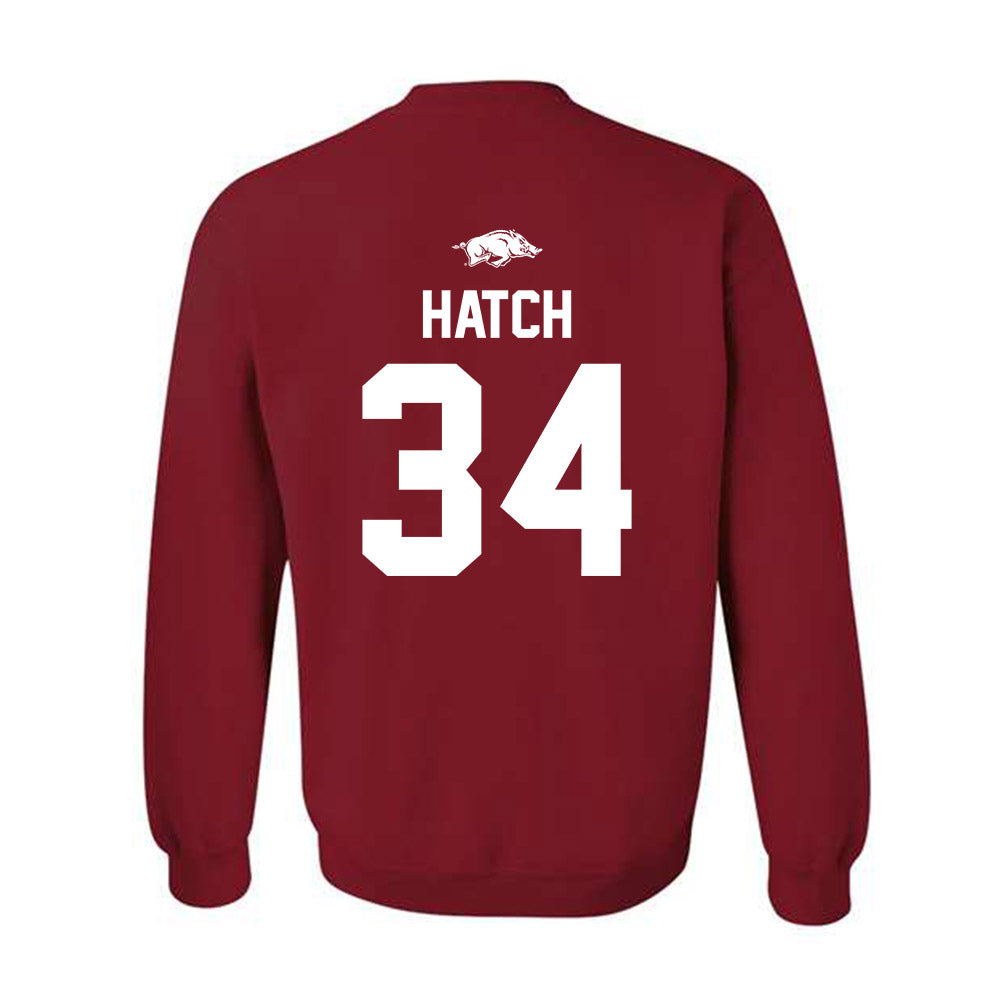 Arkansas - NCAA Football : Jathan Hatch - Classic Shersey Crewneck Sweatshirt-1
