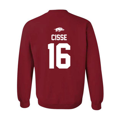 Arkansas - NCAA Football : Ismael Cisse - Classic Shersey Crewneck Sweatshirt-1