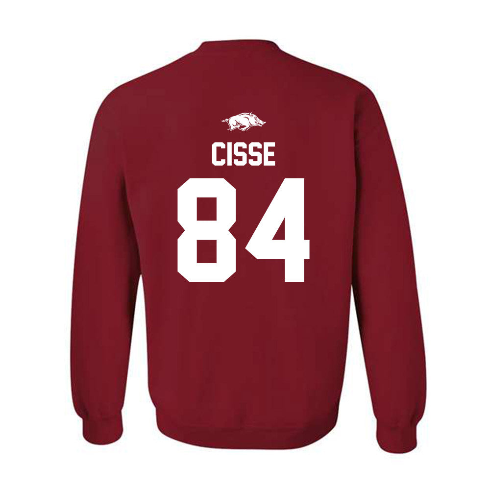 Arkansas - NCAA Football : Ismael Cisse - Classic Shersey Crewneck Sweatshirt-1