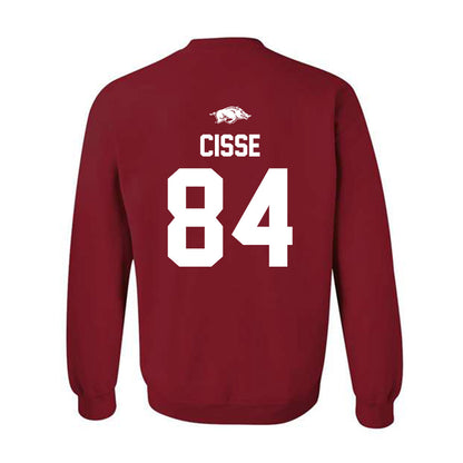 Arkansas - NCAA Football : Ismael Cisse - Classic Shersey Crewneck Sweatshirt-1