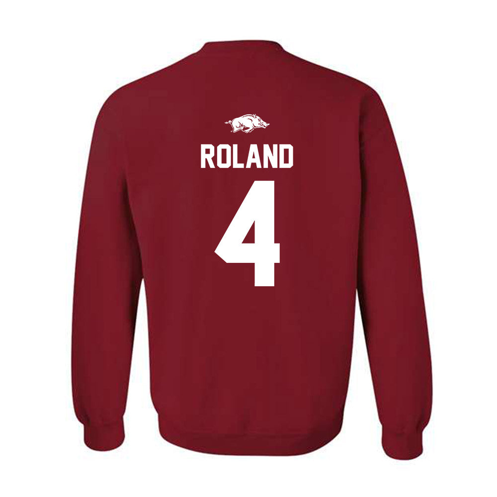 Arkansas - NCAA Football : Lakhi Roland - Classic Shersey Crewneck Sweatshirt-1