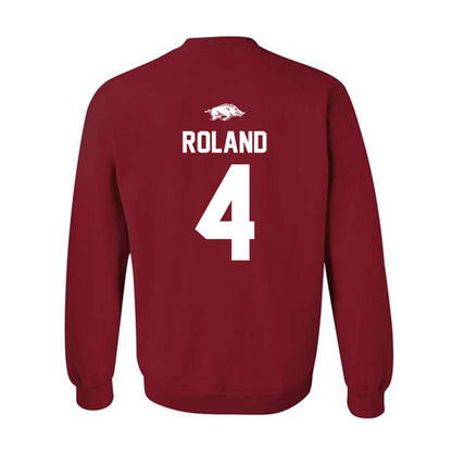 Arkansas - NCAA Football : Lakhi Roland - Classic Shersey Crewneck Sweatshirt-1