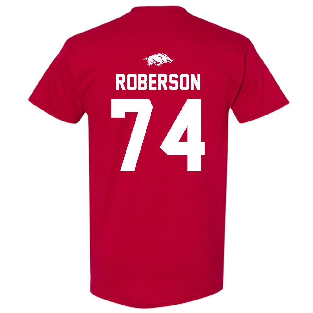 Arkansas - NCAA Football : Terence Roberson - Classic Shersey T-Shirt-1