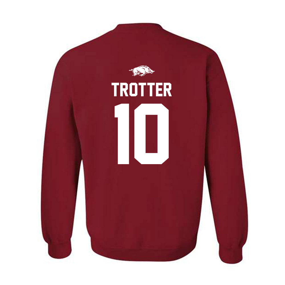 Arkansas - NCAA Football : Cade Trotter - Classic Shersey Crewneck Sweatshirt-1