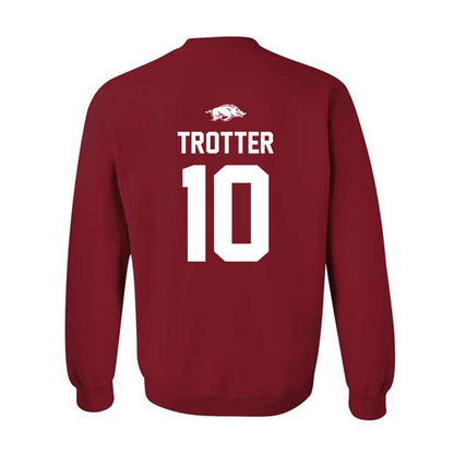 Arkansas - NCAA Football : Cade Trotter - Classic Shersey Crewneck Sweatshirt-1