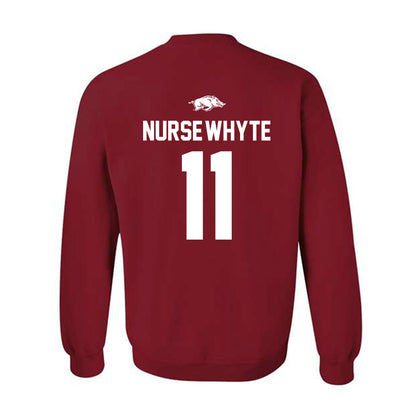 Arkansas - NCAA Women's Soccer : Aniyah Nurse-Whyte - Classic Shersey Crewneck Sweatshirt-1