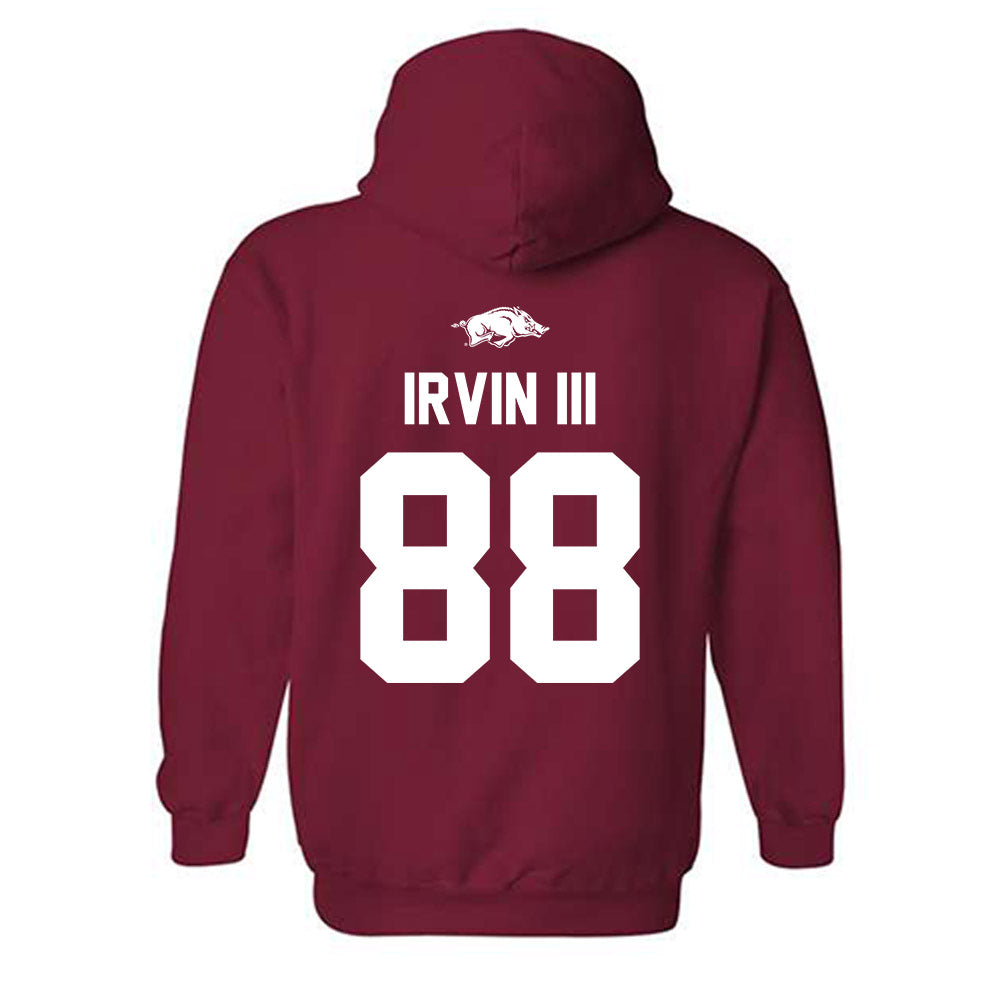 Arkansas - NCAA Football : Blair Irvin III - Classic Shersey Hooded Sweatshirt-1