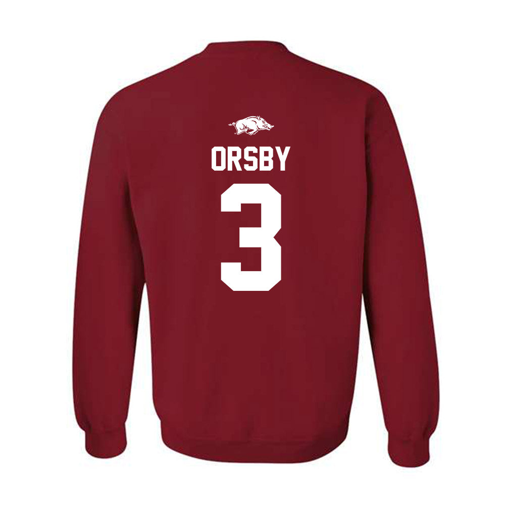 Arkansas - NCAA Women's Basketball : Allannah Orsby - Classic Shersey Crewneck Sweatshirt-1