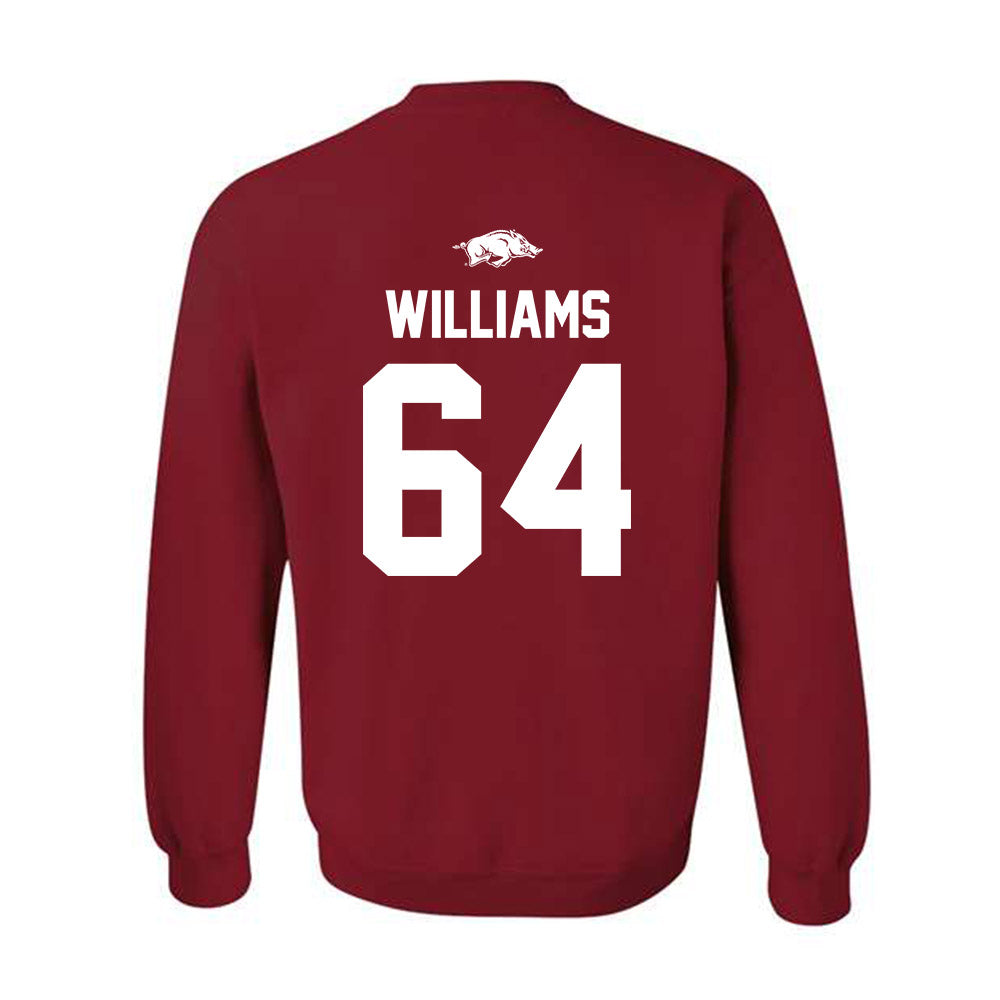 Arkansas - NCAA Football : Bryant Williams - Classic Shersey Crewneck Sweatshirt-1