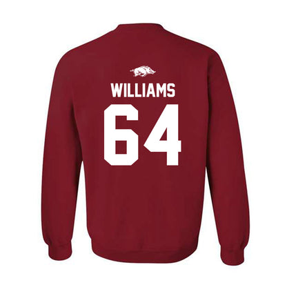Arkansas - NCAA Football : Bryant Williams - Classic Shersey Crewneck Sweatshirt-1