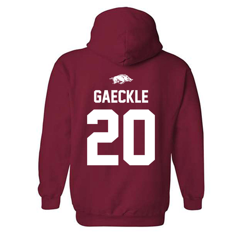 Arkansas - NCAA Baseball : Gabe Gaeckle - Hooded Sweatshirt