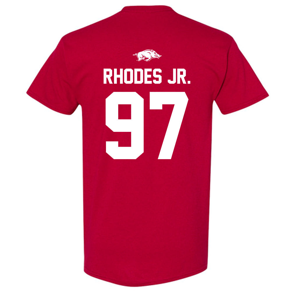 Arkansas - NCAA Football : Quincy Rhodes Jr. - Classic Shersey T-Shirt-1