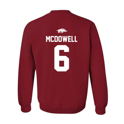 Arkansas - NCAA Softball : Ella McDowell - Classic Shersey Crewneck Sweatshirt-1
