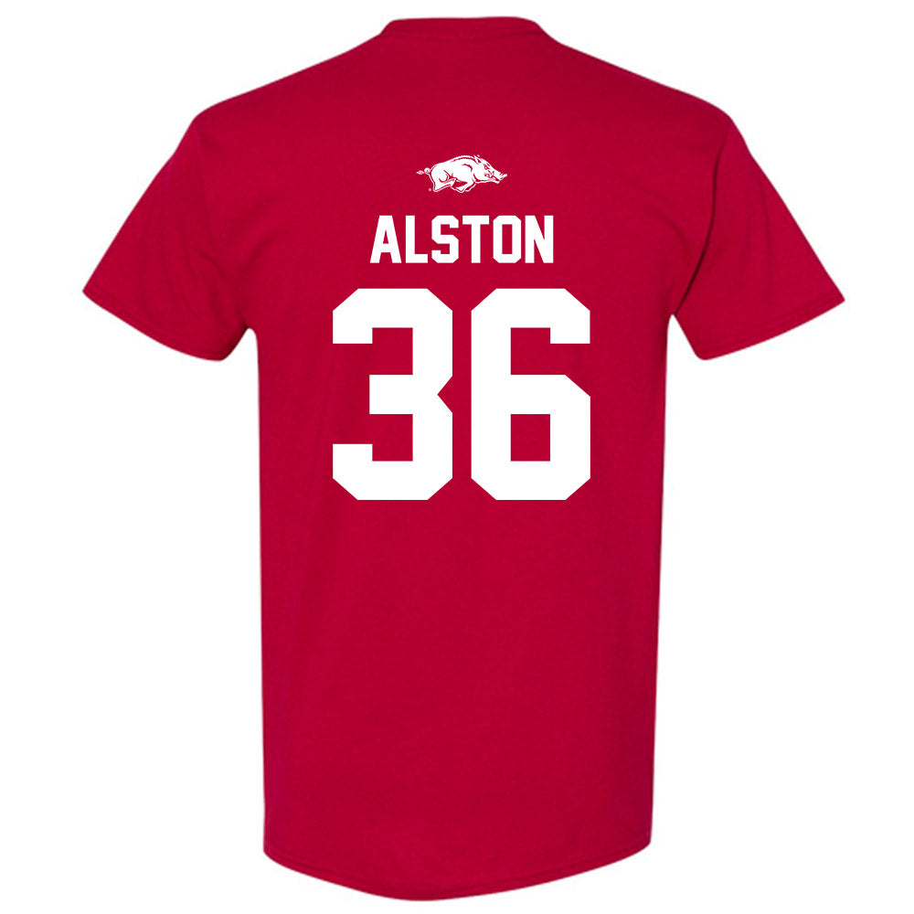 Arkansas - NCAA Football : Brian Alston - Classic Shersey T-Shirt-1