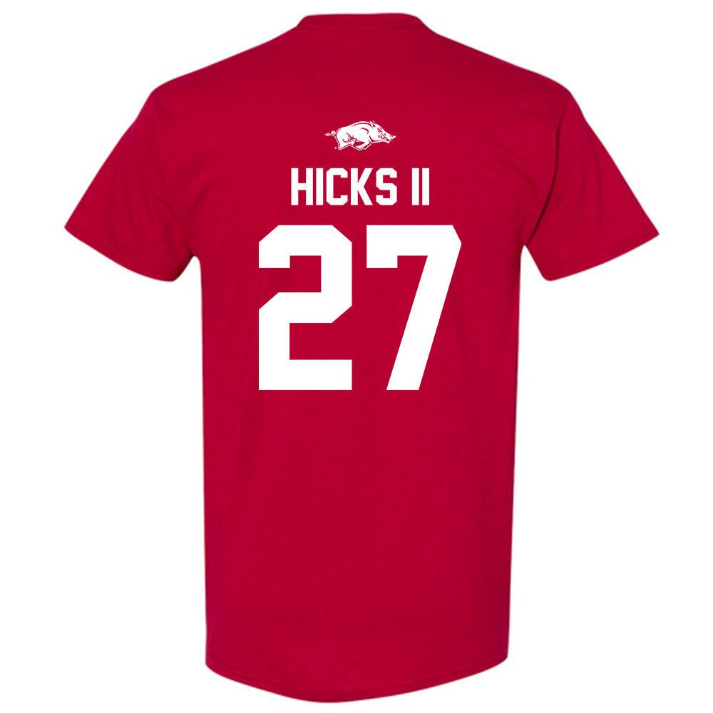 Arkansas - NCAA Football : LaMarcus Hicks II - Classic Shersey T-Shirt-1